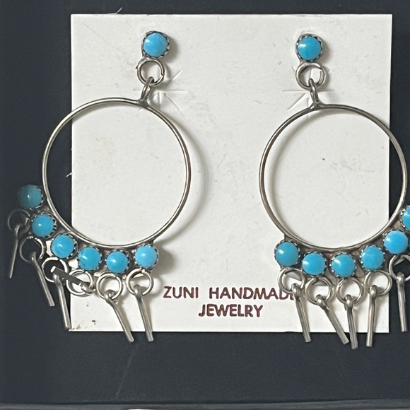 Native American Zuni made earrings!! NWT!! - Picture 2 of 9